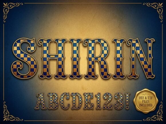 Command Attention with Shirin Display Font