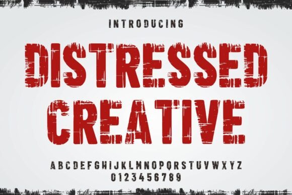 Distressed Creative: Mastering Gritty Typography
