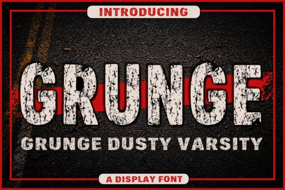 Grunge Dusty Varsity: A Rugged Typeface for Authentic Design