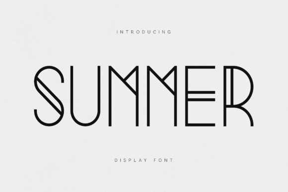 Summer: The Architectural Elegance of Minimalist Typography