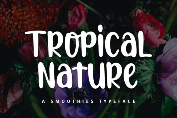 Tropical Nature Font: Bringing Boho & Farmhouse Designs to Life