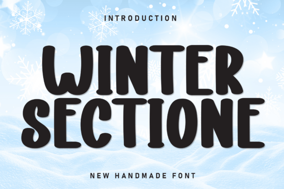Winter Sectione: A Playful Font for Creative Design